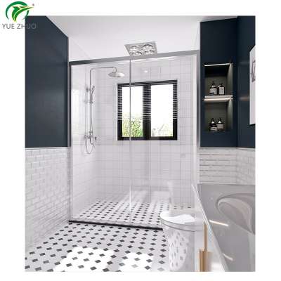 Factory Price Frameless Waterproof Pivot Hinge Bathroom Accessories Shower Door