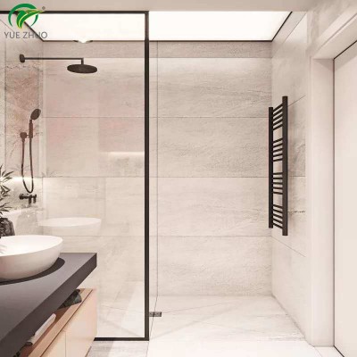 Newly Designed China Factory Price Black Walk-in Wetroom Shower Screens